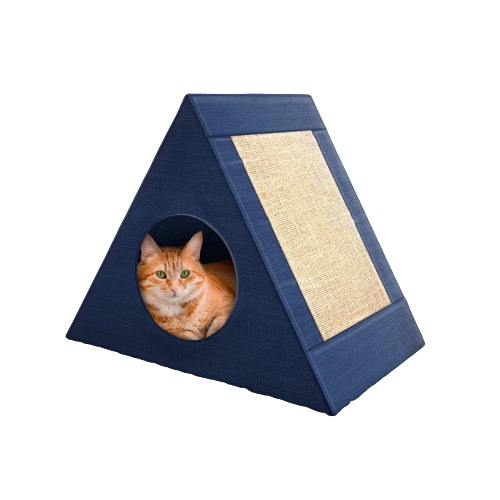 Casa Caminha para Gatos Toca Tenda com Arranhador - Ricapet™