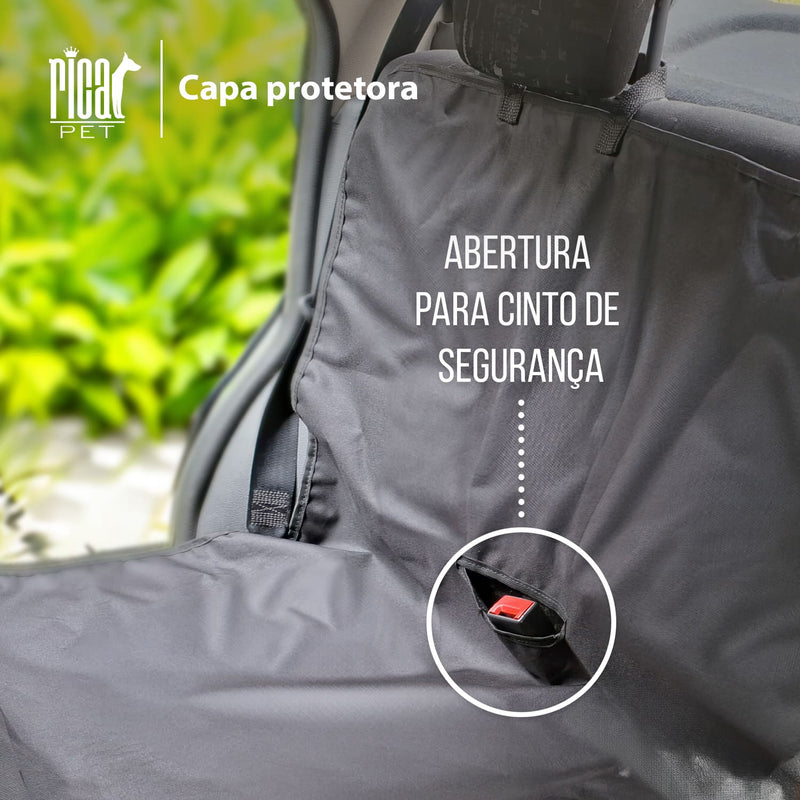 Capa Protetora para Cachorro Carro e Banco Transporte Pet - Ricapet™