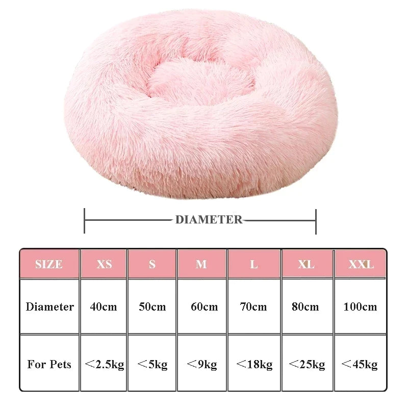 Cama  Donut Ultra Macia para Cães e Gatos - Lavável