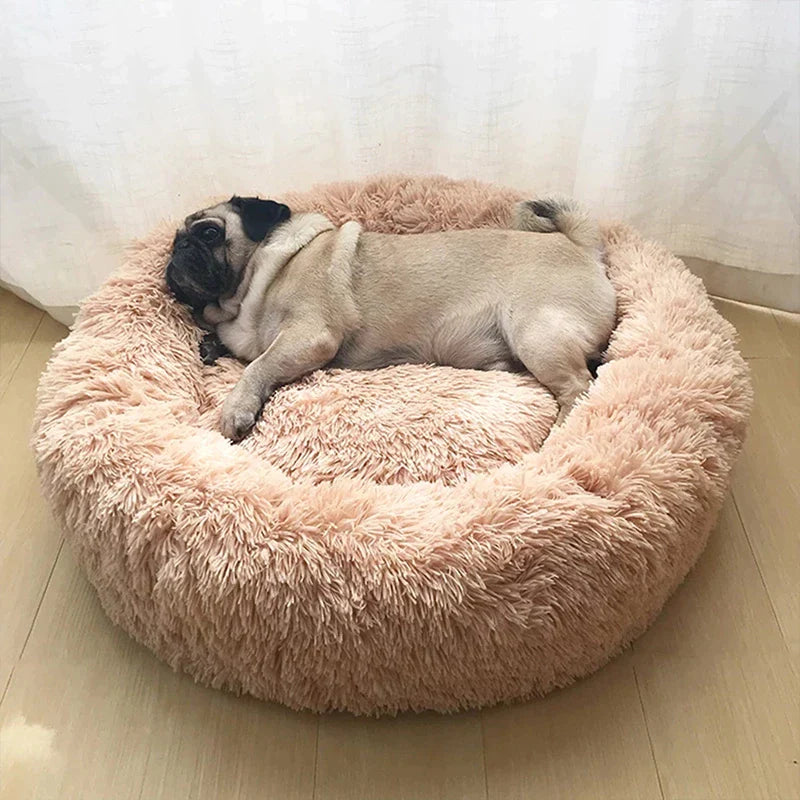 Cama  Donut Ultra Macia para Cães e Gatos - Lavável